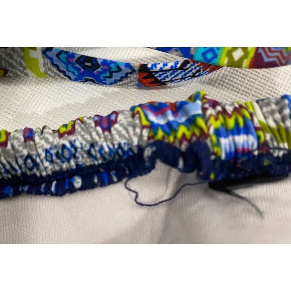 La Blanca Boho Tribal Print Halter Bikini Set High Waist Bottoms Swimsuit Size M - Picture 8 of 8